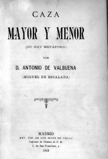 Caza mayor y menor